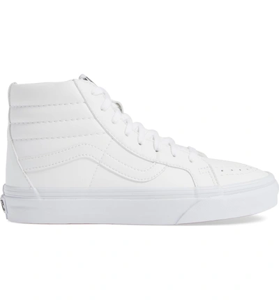 Shop Vans 'sk8-hi Reissue' Sneaker In True White