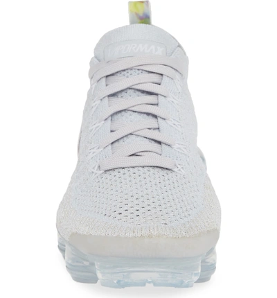 Shop Nike Air Vapormax Flyknit 2 Running Shoe In Pure Platinum/ Pink-white