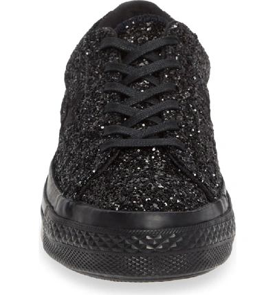 Shop Converse Chuck Taylor All Star One Star Glitter Low Top Sneaker In Black