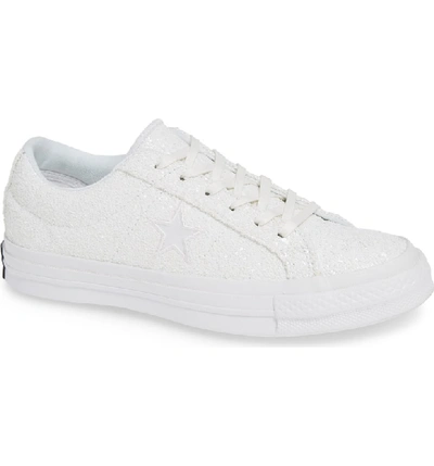 Shop Converse Chuck Taylor All Star One Star Glitter Low Top Sneaker In White