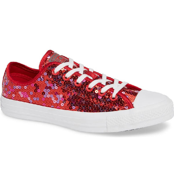 converse sequin low top