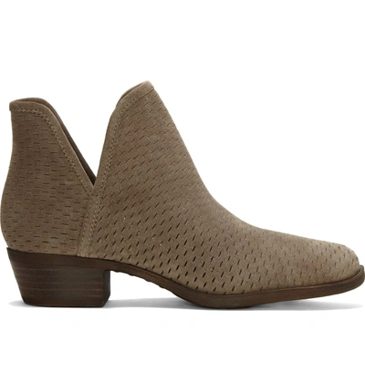 Shop Lucky Brand Baley Bootie In Brindle Suede