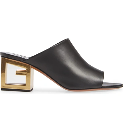 Shop Givenchy Triangle Heel Sandal In Black