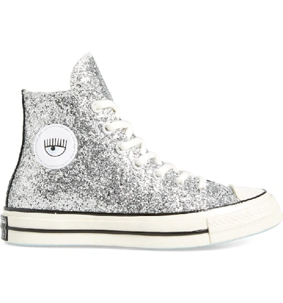 Converse X Chiara Ferragni Women's Chuck Taylor Tillands Glitter High Top  Sneakers In Black/ Metallic Silver | ModeSens