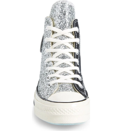 Converse X Chiara Ferragni Women's Chuck Taylor Tillands Glitter High Top  Sneakers In Black/ Metallic Silver | ModeSens