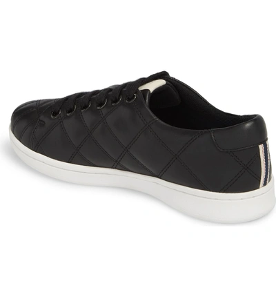 Shop Ed Ellen Degeneres Crowley Quilted Sneaker In Black Leather