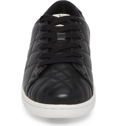 Shop Ed Ellen Degeneres Crowley Quilted Sneaker In Black Leather