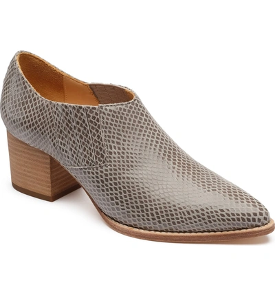 Shop Bill Blass Tina Pointy Toe Bootie In Dove Grey