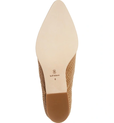 Shop Bill Blass Tina Pointy Toe Bootie In Tan