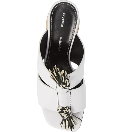 Shop Proenza Schouler Cylinder Heel Slide Sandal In White