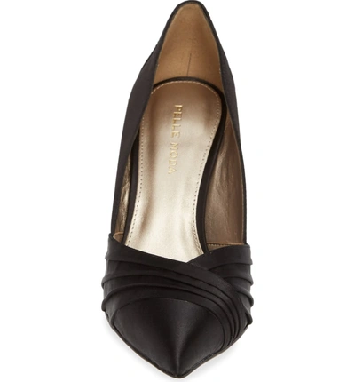 Shop Pelle Moda Irie Pump In Black Satin