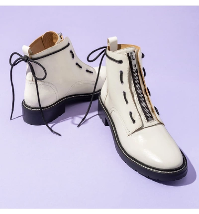 Shop Rag & Bone Cannon Removable Zipper Boot In White