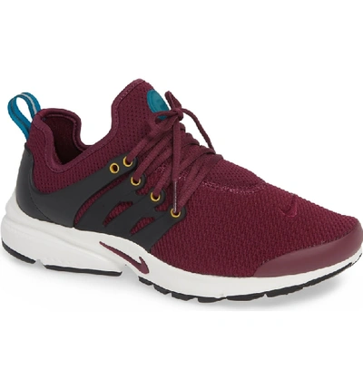 Shop Nike Air Presto Sneaker In Bordeaux/ Black-geode Teal