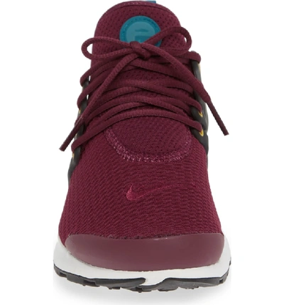 Shop Nike Air Presto Sneaker In Bordeaux/ Black-geode Teal