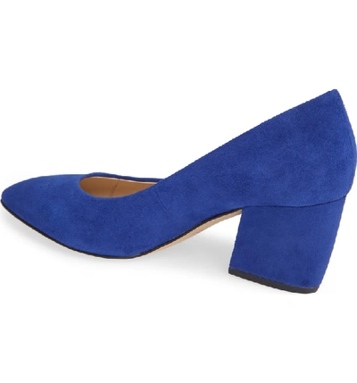 Shop Botkier Stella Pump In Dazzling Blue Suede