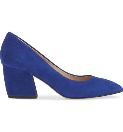 Shop Botkier Stella Pump In Dazzling Blue Suede