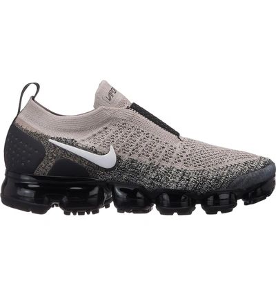 Shop Nike Air Vapormax Flyknit Moc 2 Running Shoe In Moon Particle/ White/ Black