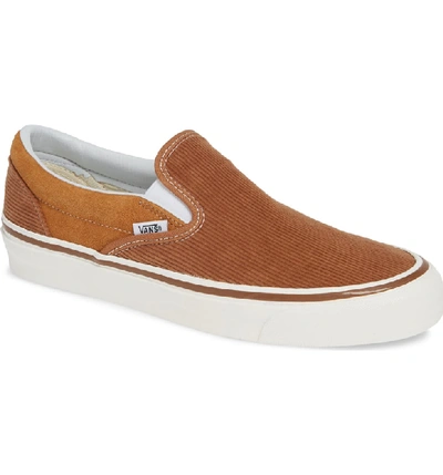 Shop Vans Classic 98 Dx Slip-on Sneaker In Brown/ Corduroy