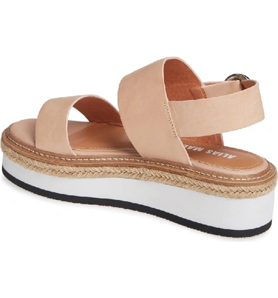 Shop Alias Mae Niche Platform Sandal In Blush