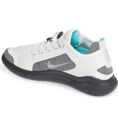 Nike Free Rn 2018 Shield Water Repellent Running Shoe In White/ Metallic  Silver-grey | ModeSens
