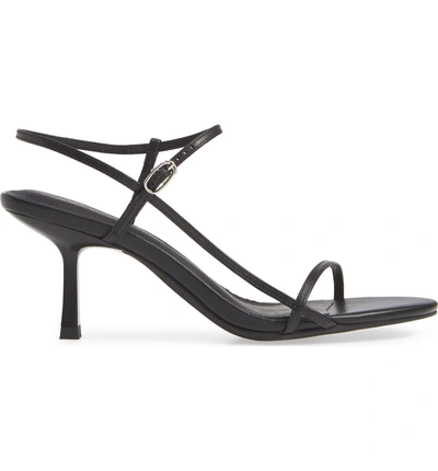 Shop Jeffrey Campbell Gallery Sandal In Black Leather
