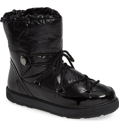Shop Moncler Ynnaf Snow Boot In Black