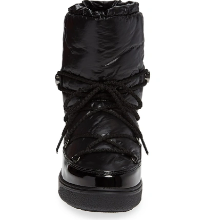 Shop Moncler Ynnaf Snow Boot In Black