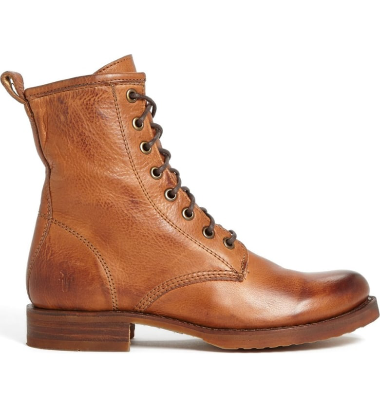 veronica combat boot whiskey
