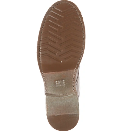 Shop Frye 'veronica Combat' Boot In Saddle Metallic Leather