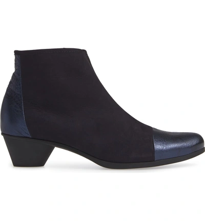 Shop Arche Cynqua Bootie In Nuit/ Basalt/ Lauze Nubuck