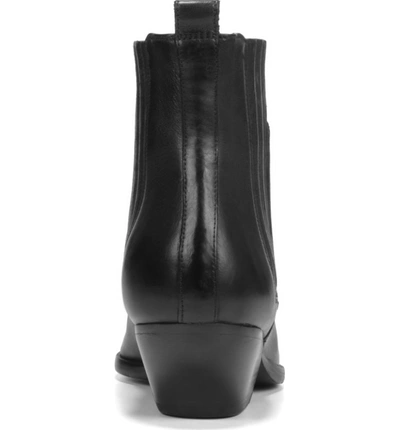 Shop Vince Eckland Chelsea Bootie In Black