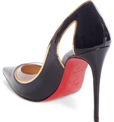 Shop Christian Louboutin Cosmo Window Pump In Black