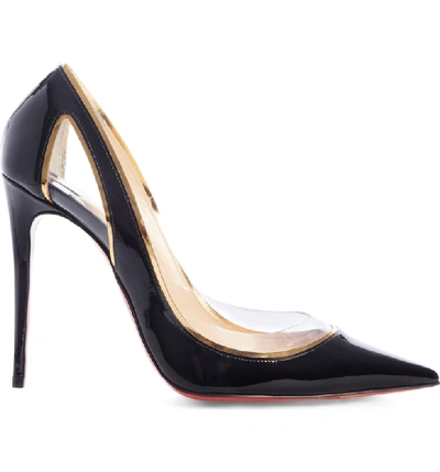 Shop Christian Louboutin Cosmo Window Pump In Black