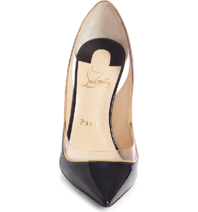 Shop Christian Louboutin Cosmo Window Pump In Black