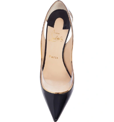 Shop Christian Louboutin Cosmo Window Pump In Black