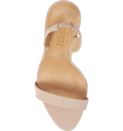 Shop Schutz Luriane Sandal In Bellini Nubuck Leather
