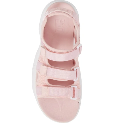 Shop Fila Disruptor Sandal In Chalk Pink/ Chalk Pink/ White