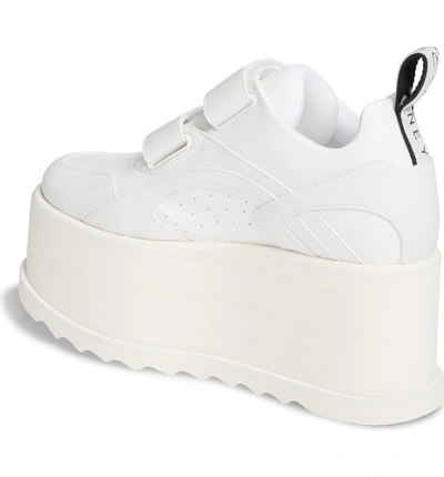 Shop Stella Mccartney Eclypse Platform Sneaker In White