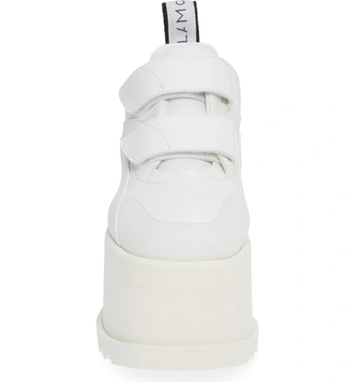 Shop Stella Mccartney Eclypse Platform Sneaker In White