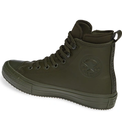 Shop Converse Chuck Taylor All Star Waterproof Sneaker In Utility Green Leather