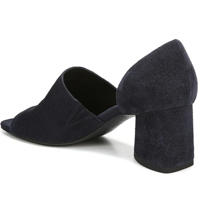 Shop Via Spiga Leah Sandal In Navy Suede