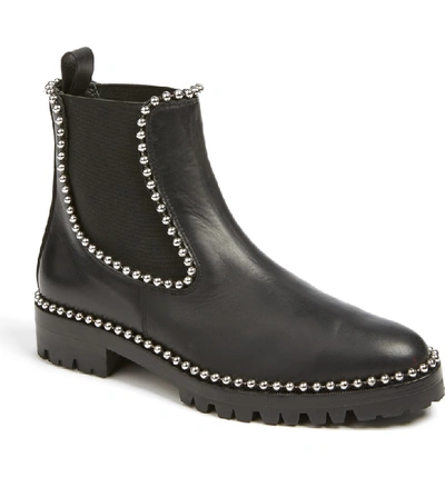Shop Alexander Wang Spencer Chelsea Boot In Black Leather