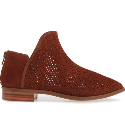 Shop Kelsi Dagger Brooklyn Alley Perforated Bootie In Saddle