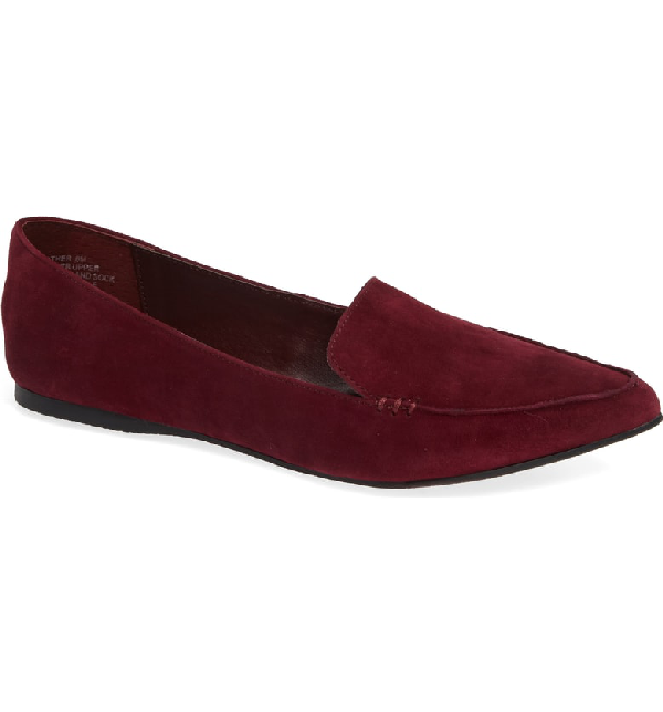 steve madden burgundy flats