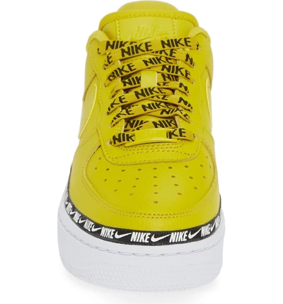 Shop Nike Air Force 1 '07 Se Premium Sneaker In Bright Citron/ Black/ White