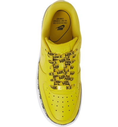 Shop Nike Air Force 1 '07 Se Premium Sneaker In Bright Citron/ Black/ White