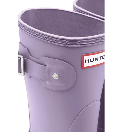 Shop Hunter Original Short Waterproof Rain Boot In Thundercloud