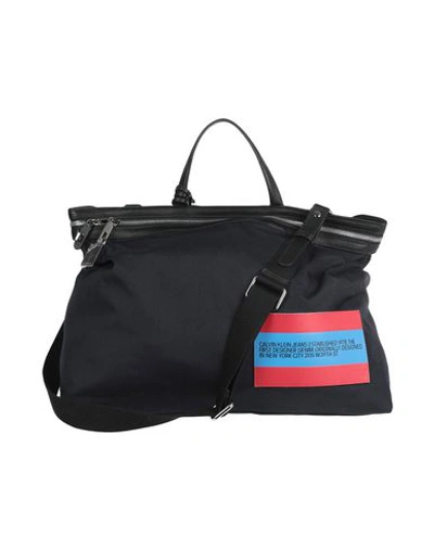 Shop Calvin Klein 205w39nyc Travel & Duffel Bag In Black