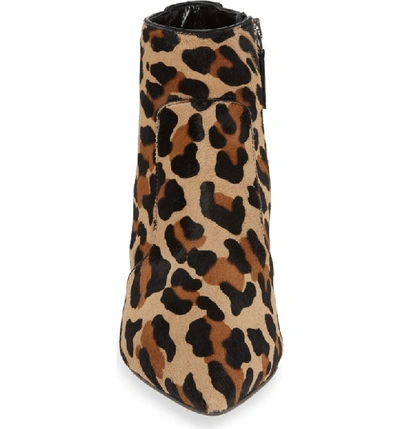 Shop Aquatalia Marilisa Weatherproof Bootie In Leopard Calf Hair