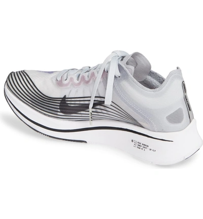 Shop Nike Zoom Fly Sp Running Shoe In Pure Platinum/ Black-white